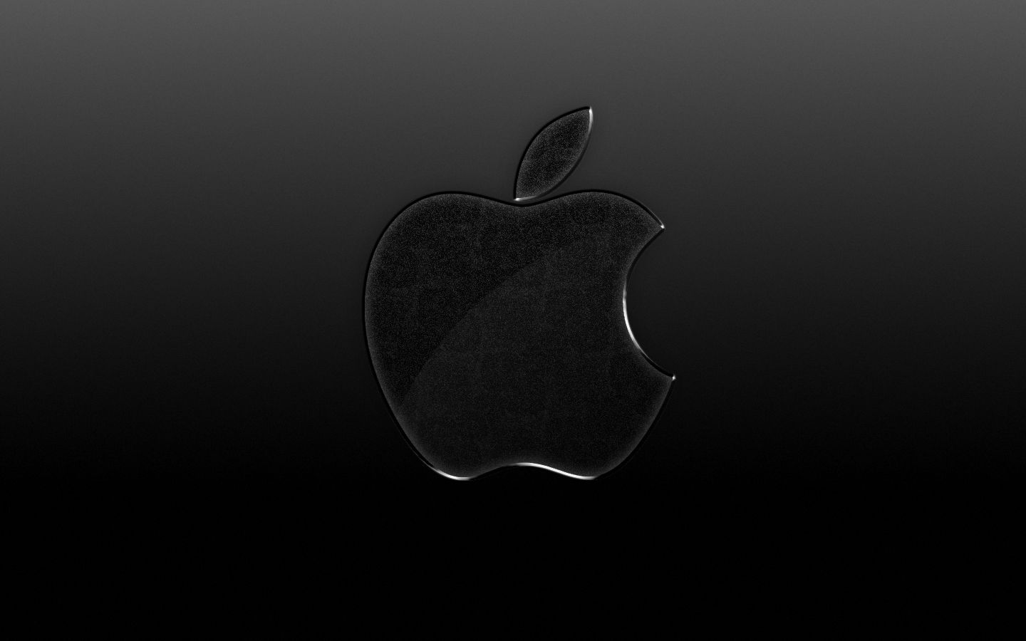Apple Inc Wallpaper Shiny Black HD