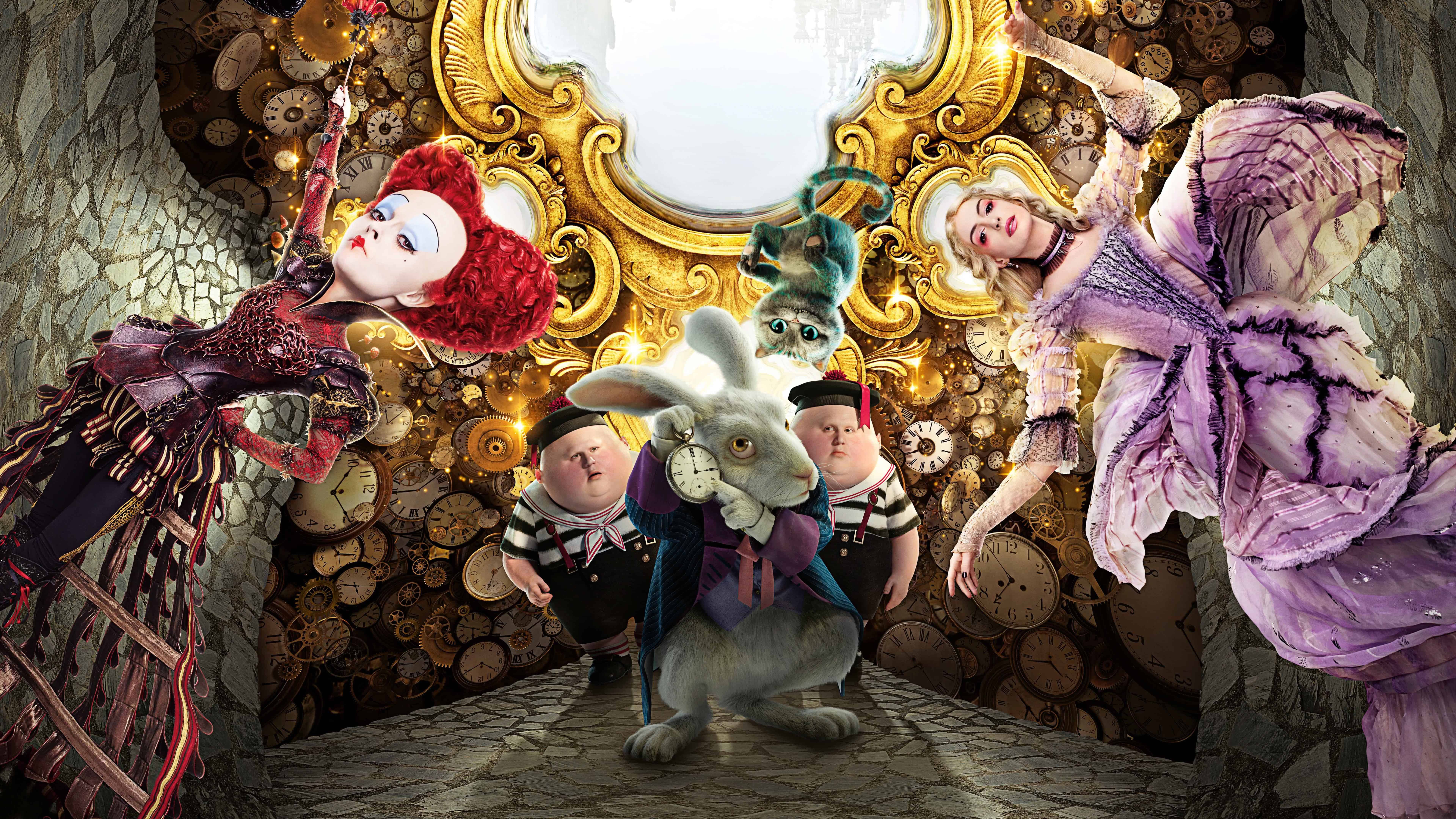 Alice Through The Looking Glass Movie UHD 8k Wallpaper