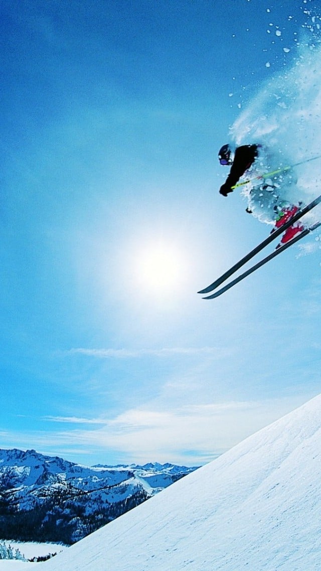 Skiing Wallpaper   Free iPhone Wallpapers