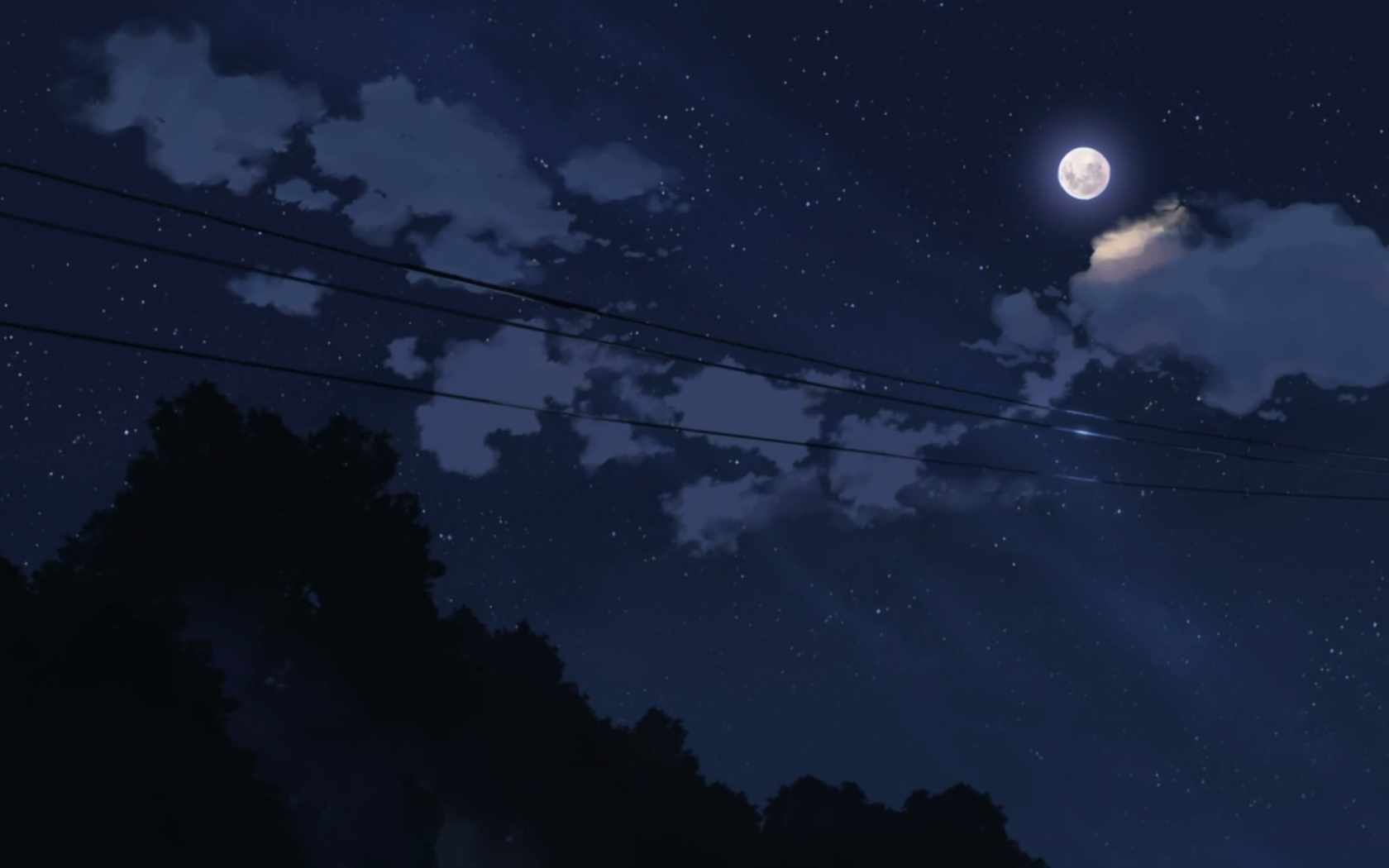 Anime Night Sky Wallpaper Px