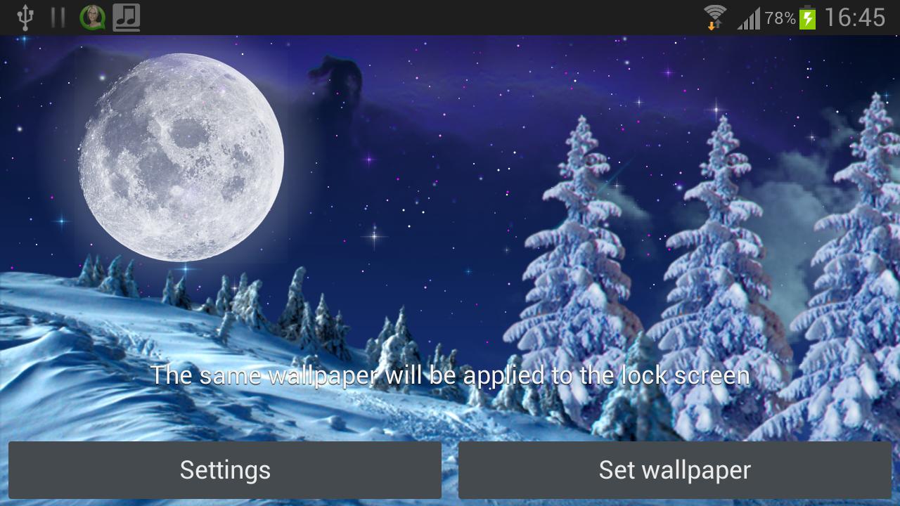 Winter Night Live Wallpaper Android Apps Und Tests Androidpit