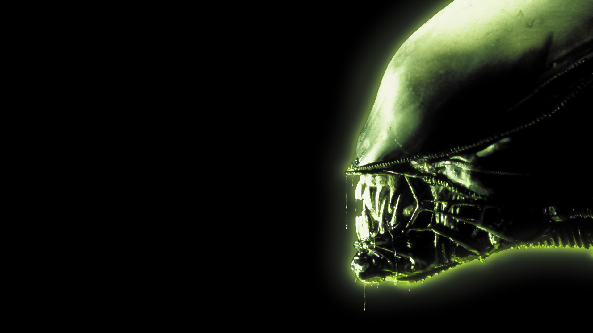 Green Alien Attack Wallpaper HD