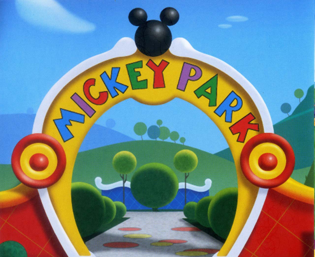 Mickey Park Clubhouse Wallpaper For Kids