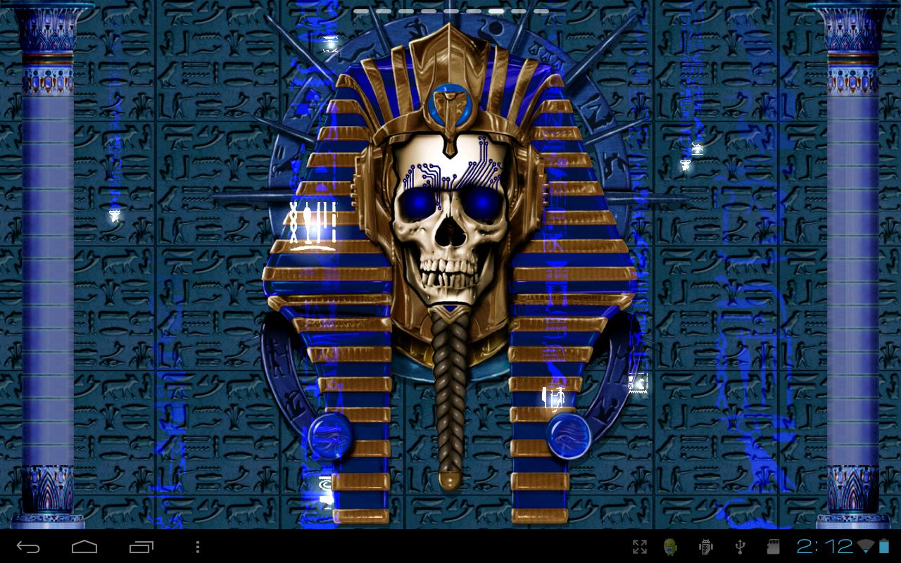 Undead Pharaoh Skull Lwp Android Apps On Google Play