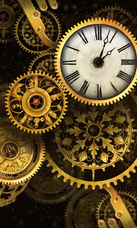 FREE Gold Clock Live Wallpaper   Android Apps on Google Play