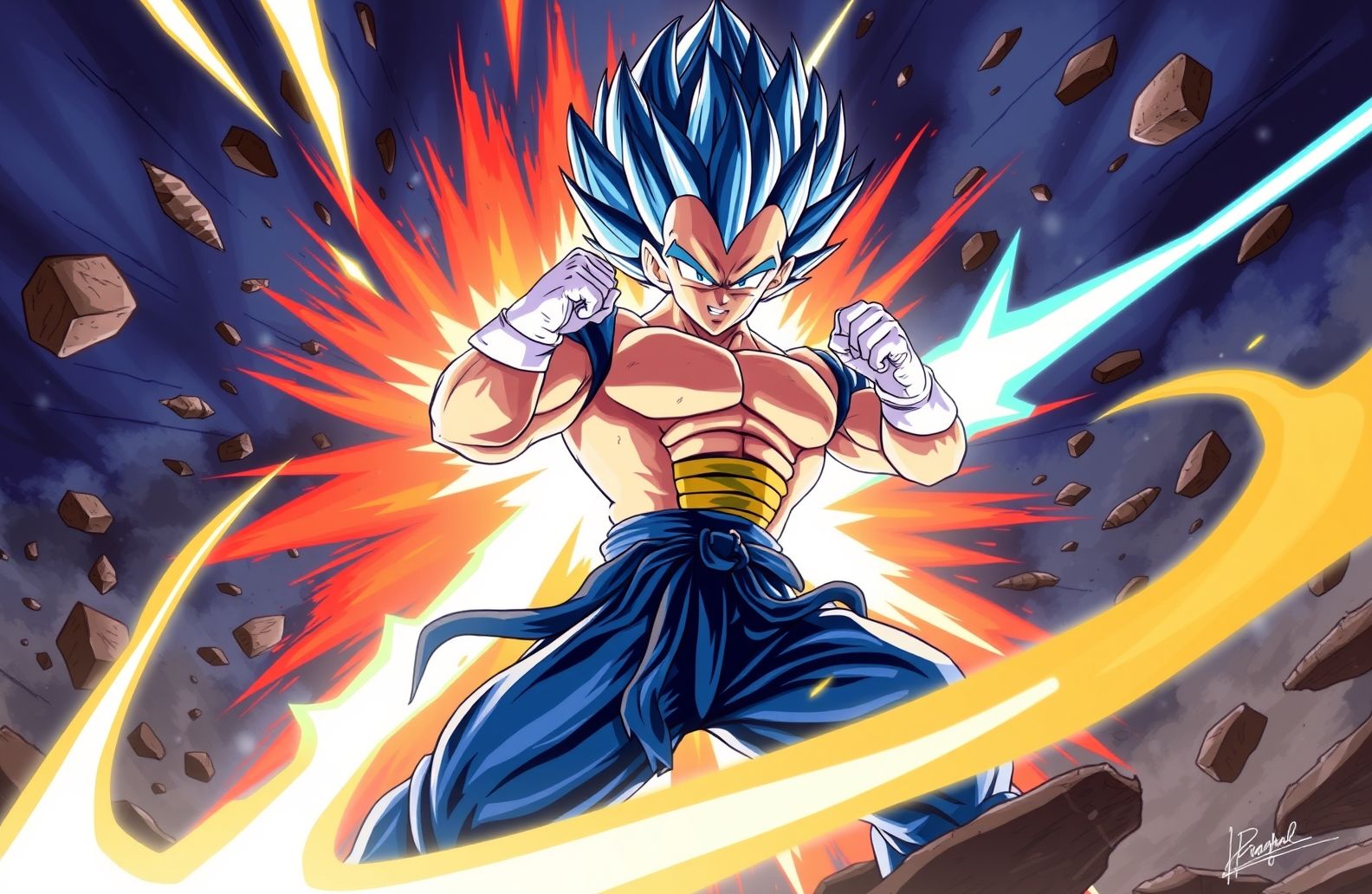 Majin Vegeta Wallpaper