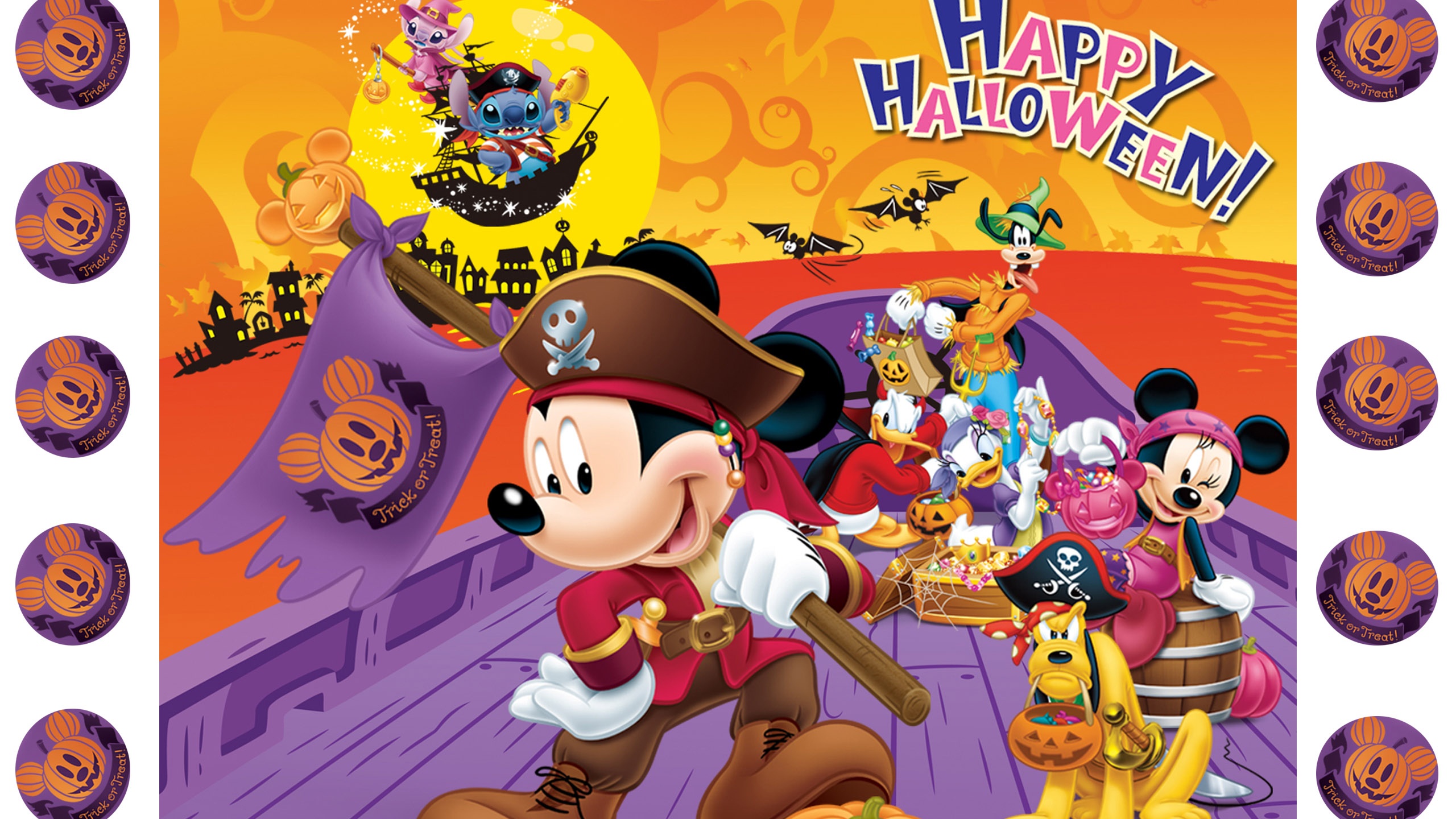Mouse Mickey Halloween Disney Wallpaper