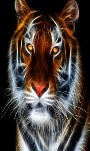 Cool Neon Tiger Background Live Wallpaper App For