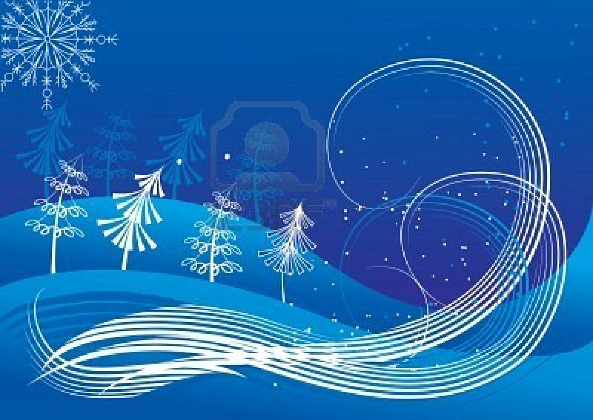 Blue Christmas Background HD Wallpaper In Celebrations