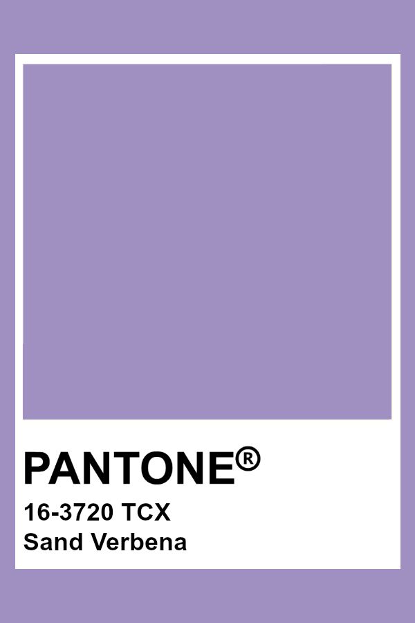 Pantone Tcx Sand Verbena Color Lavender In