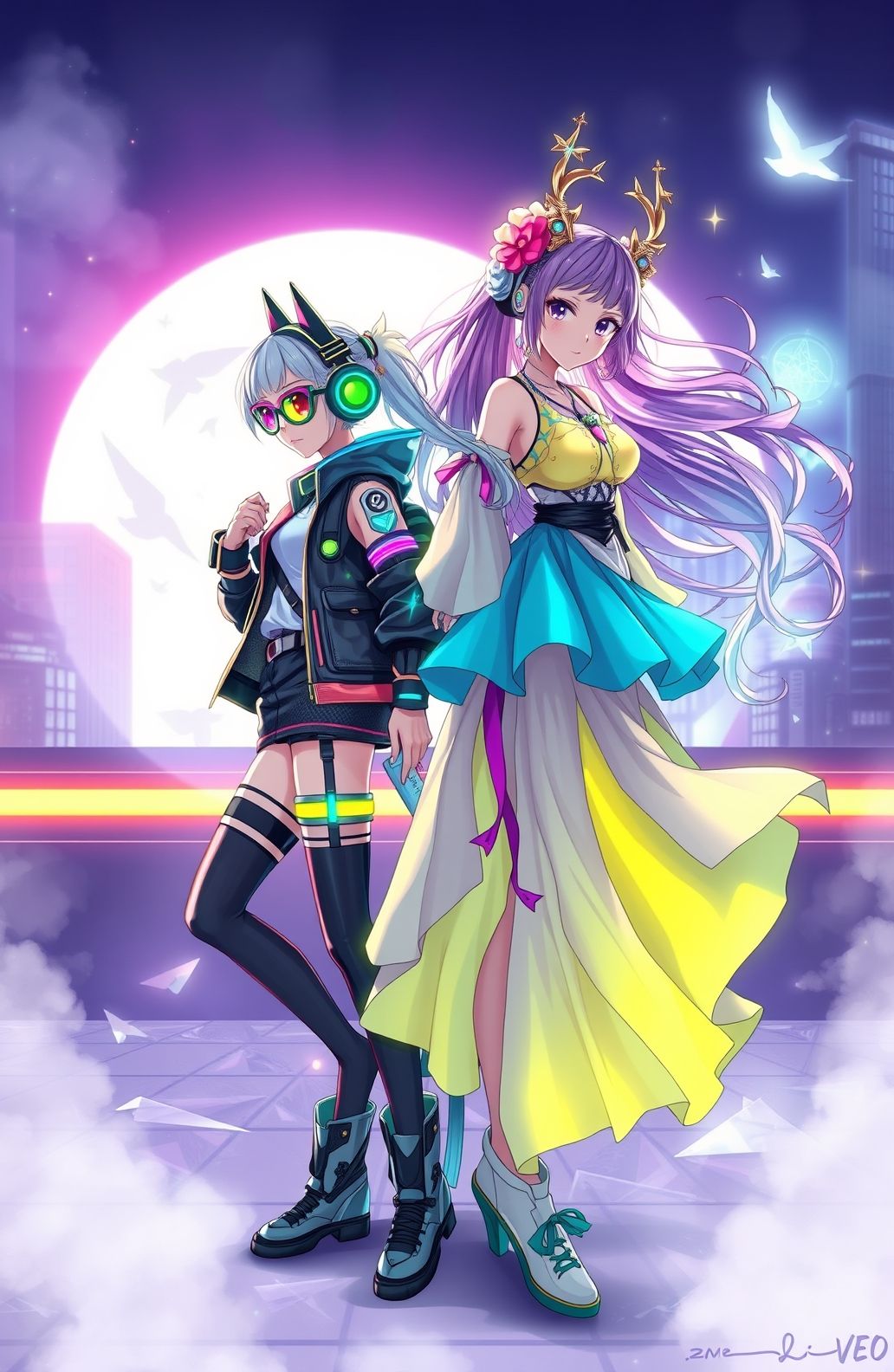 Dual Monitor Wallpaper Girls