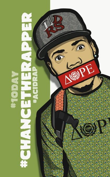 Chance The Rapper Graphic Phone Wallpaper For iPhone