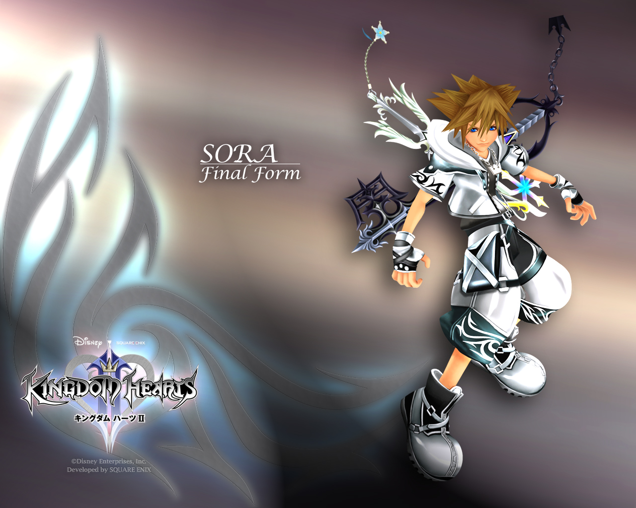Kingdom Hearts Ii Kh2 Khii Sora Final Form Wallpaper Background