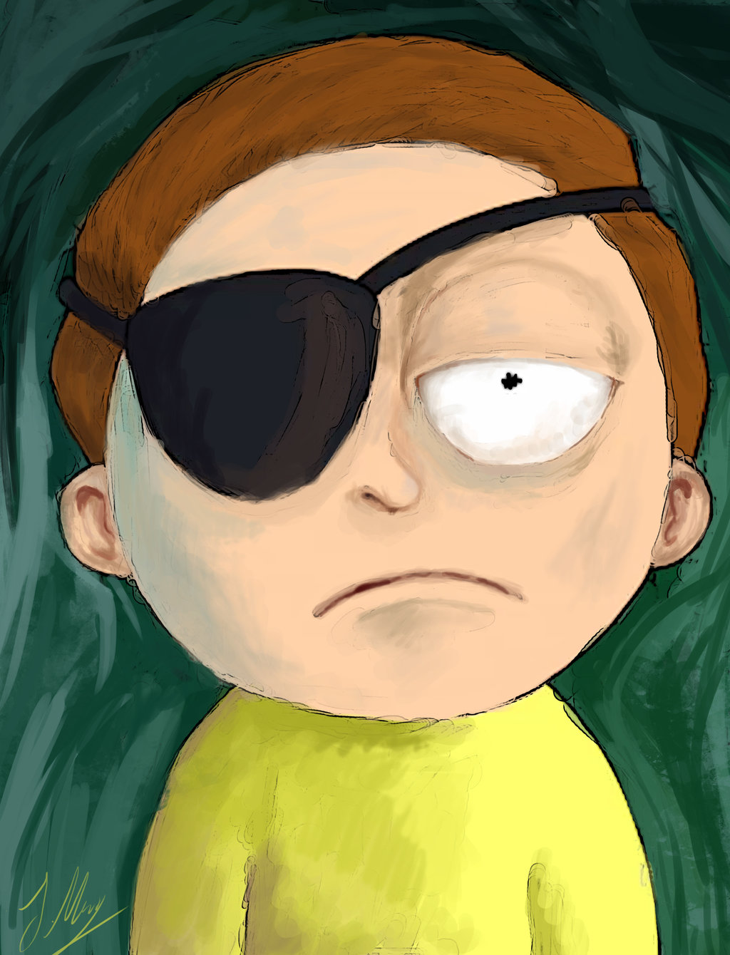 Evil Morty By Jioisihi