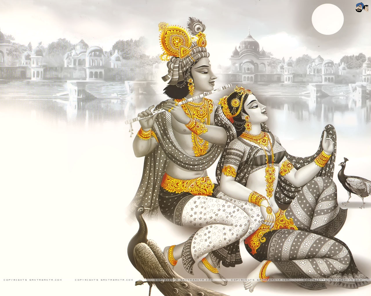 Radha And Krishna Beautiful Wallpaper Collection