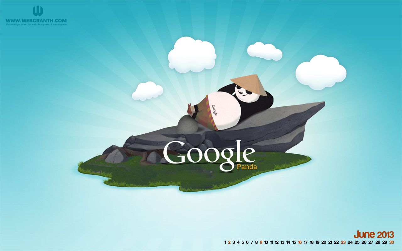 Calendar Wallpaper June Google Penguin Panda