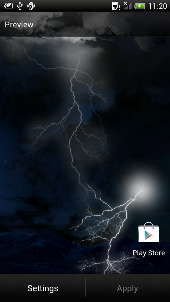 Thunderstorm Live Wallpaper For Android