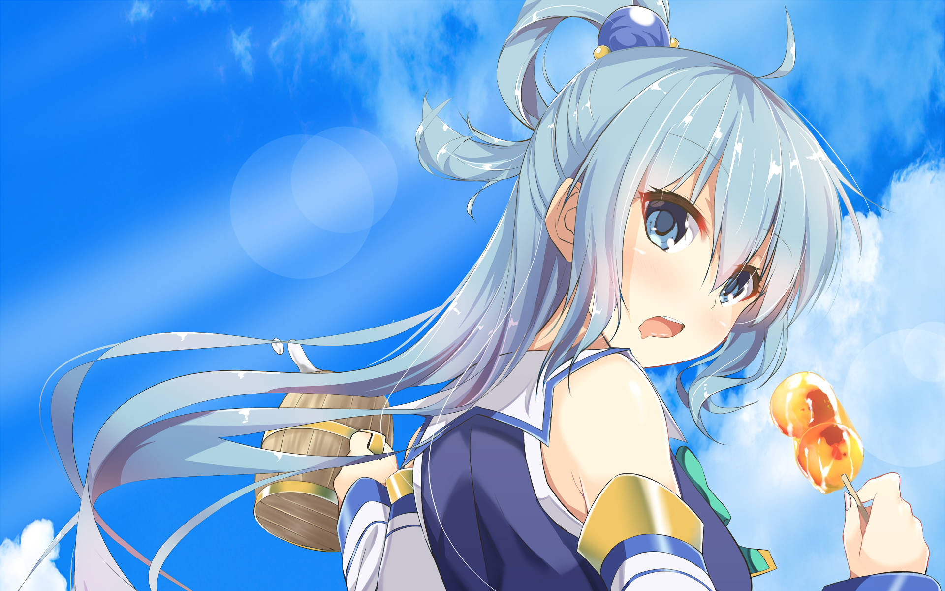 Blue Sky Aqua Konosuba 0xzvzh1f47go74ss Wallpaper