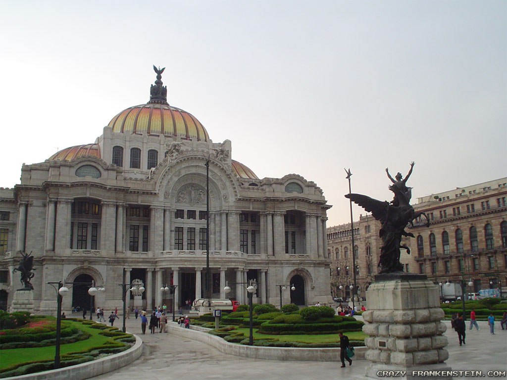 Pixel Desktop Wallpaper Palace Of Fine Arts Mexico City