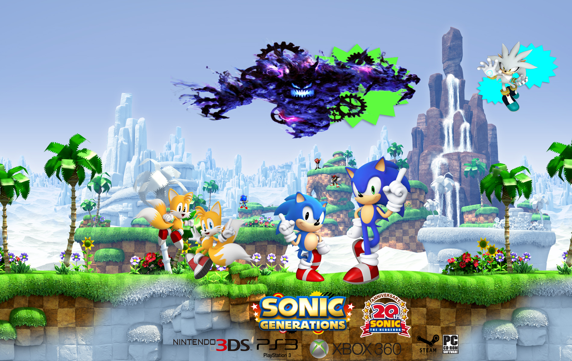 HD Sonic Generations Fan Wallpaper