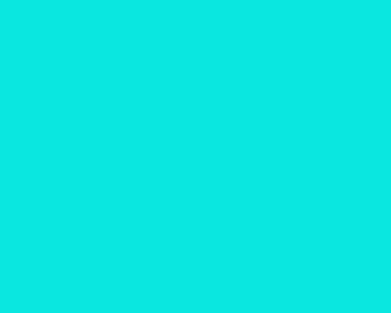 1280x1024 Bright Turquoise Solid Color Background