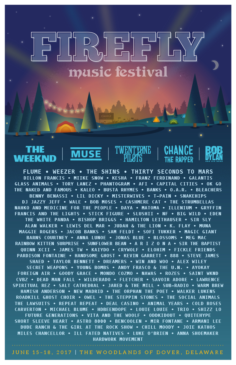Past Lineups Firefly Music Festival