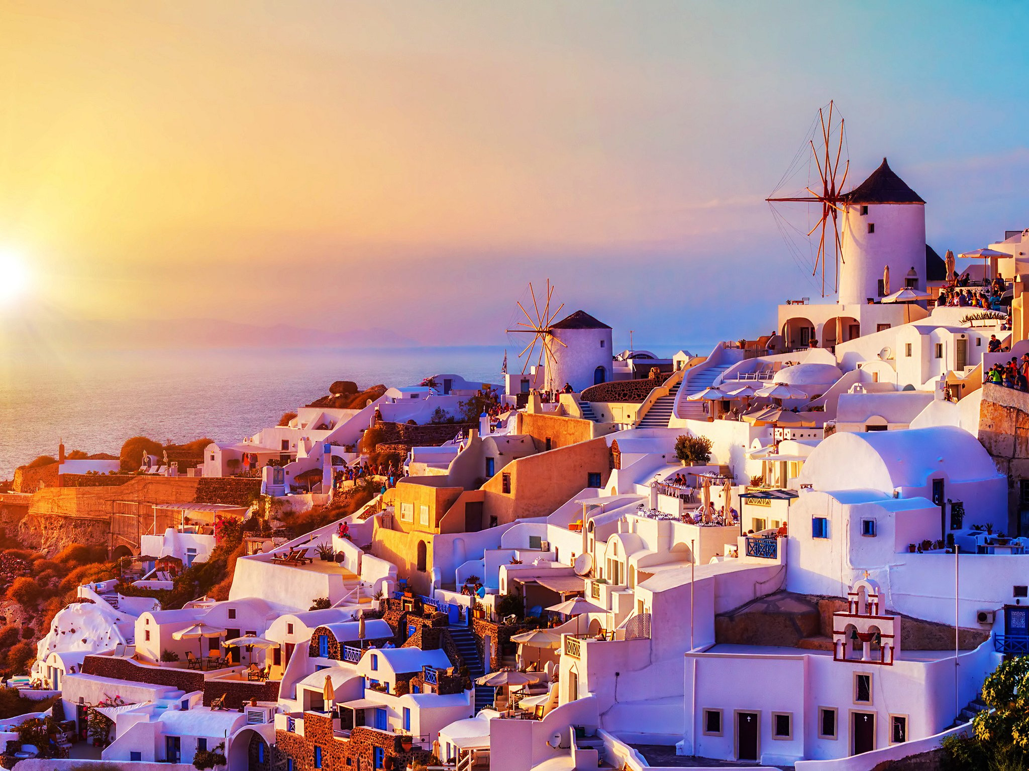 Town Oia Wallpaper For Your Desktop