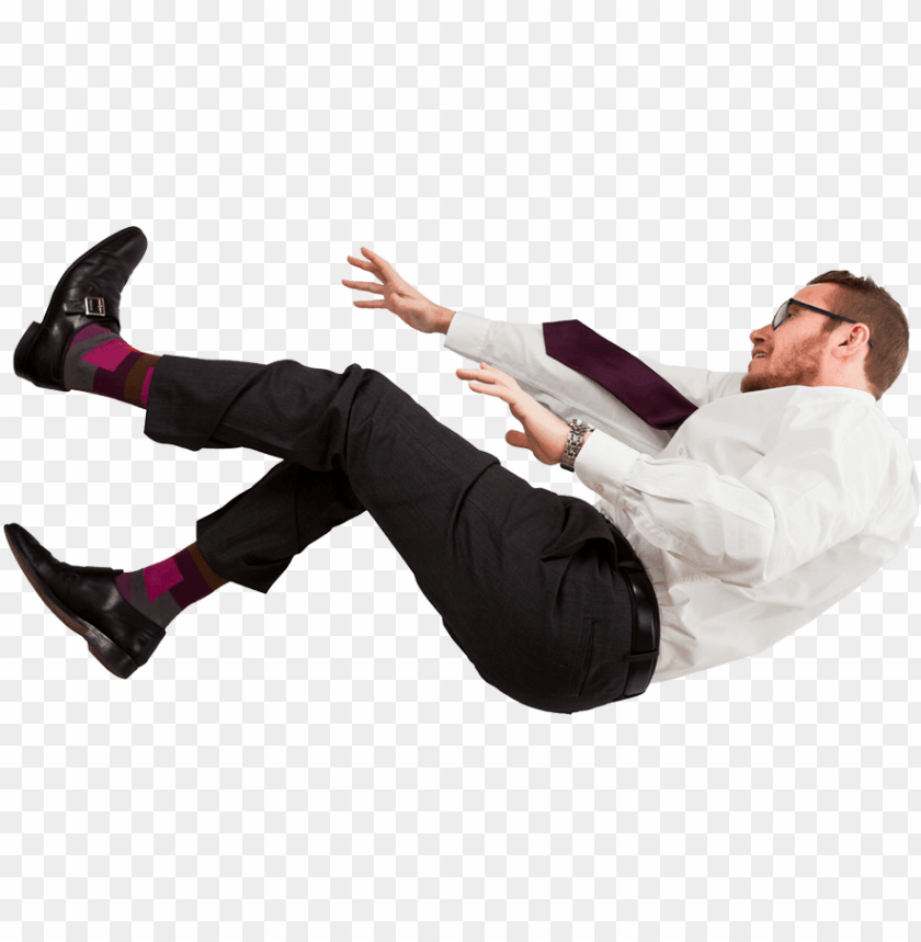 Slip Fall Look Law Man Falling Down Png Image With Transparent