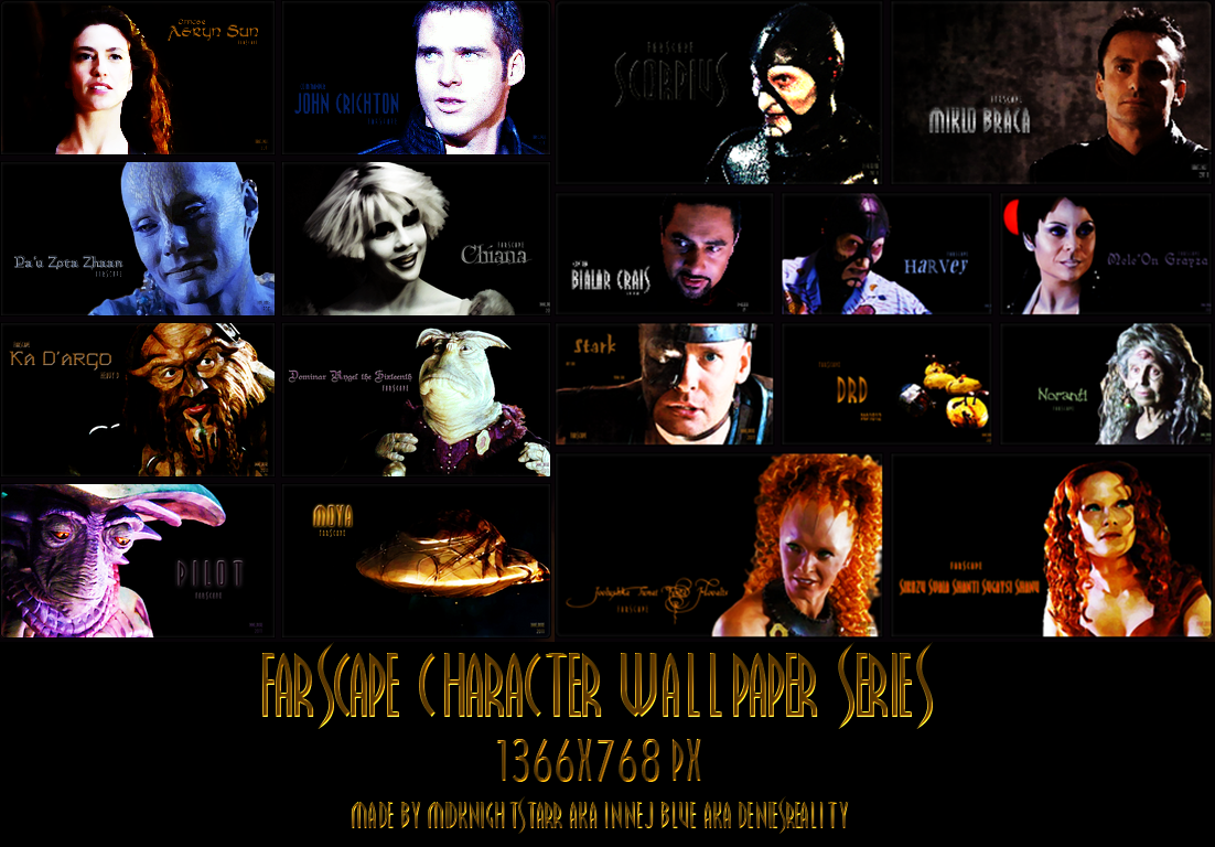Farscape Character Wallpaper Series By Midknightstarr