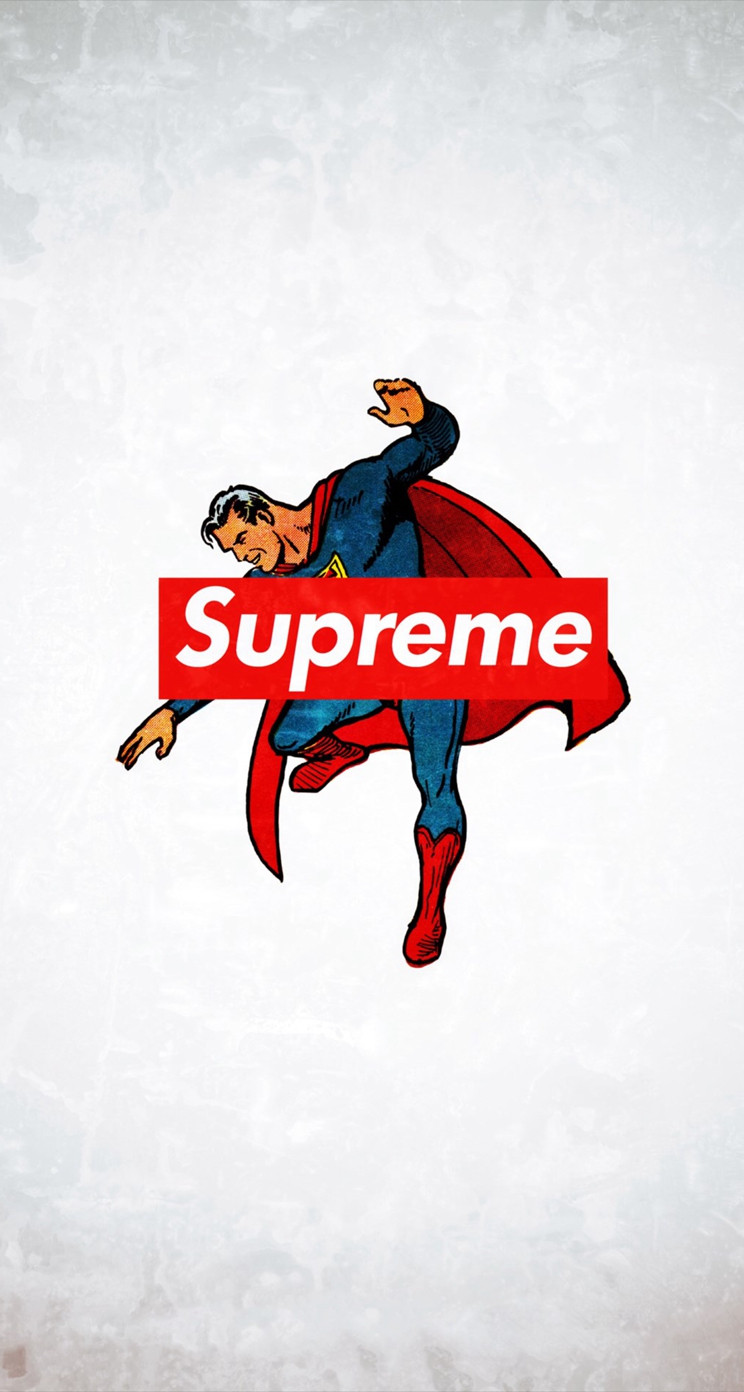 Supreme Trend Logo Film Art iPhone Se Wallpaper