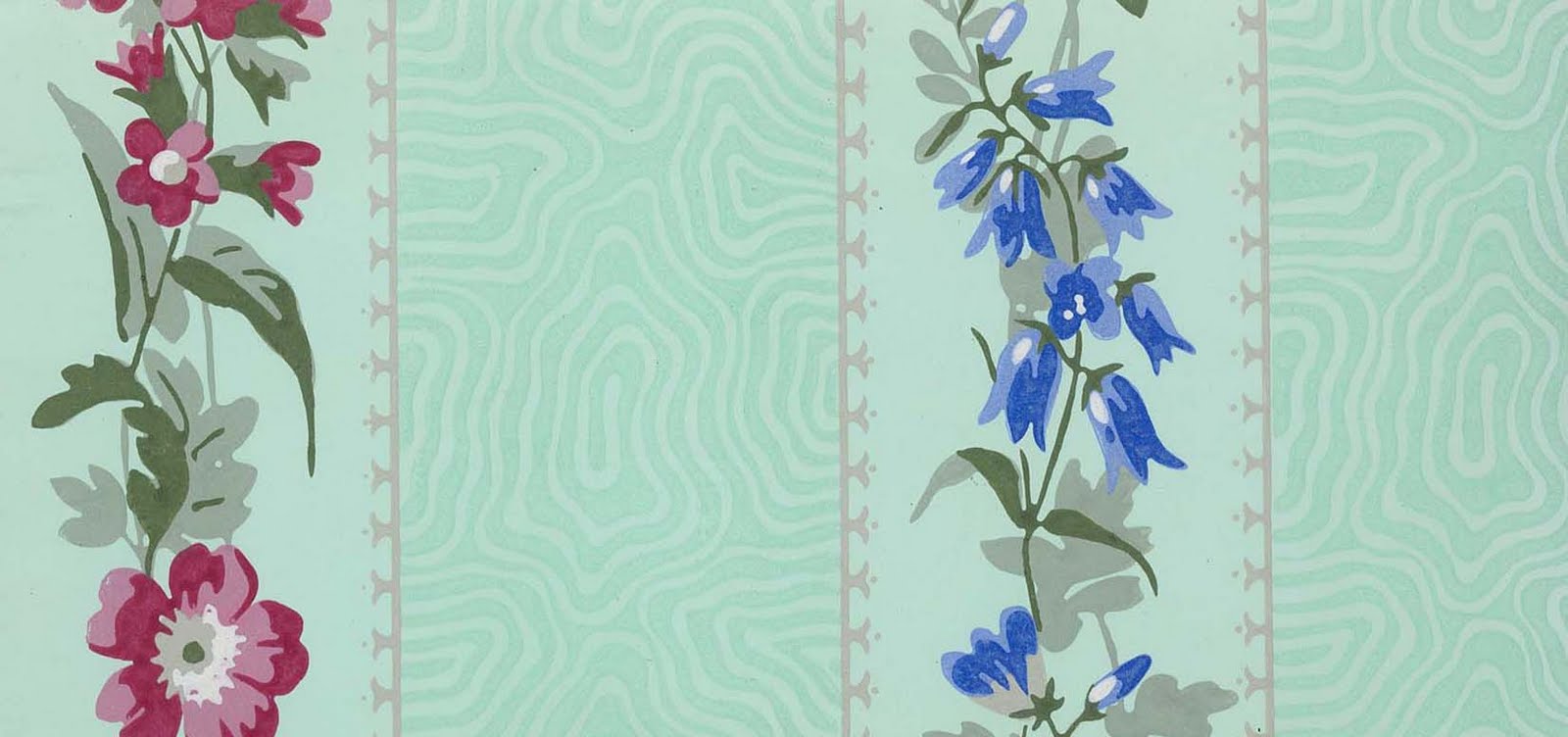 The Textile French Wallpaper Designs Of 1840s