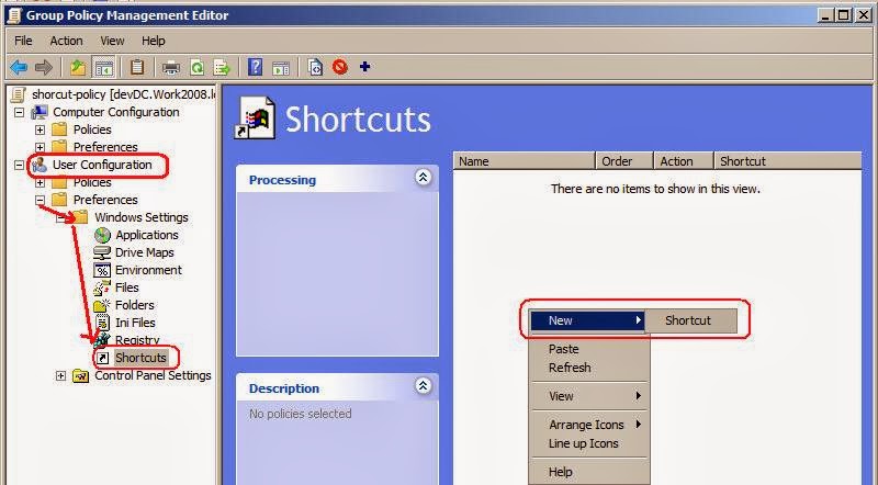 Add Desktop Icon Shortcut Through Group Policy