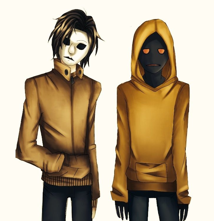 Masky And Hoodie D Creepypasta Characters