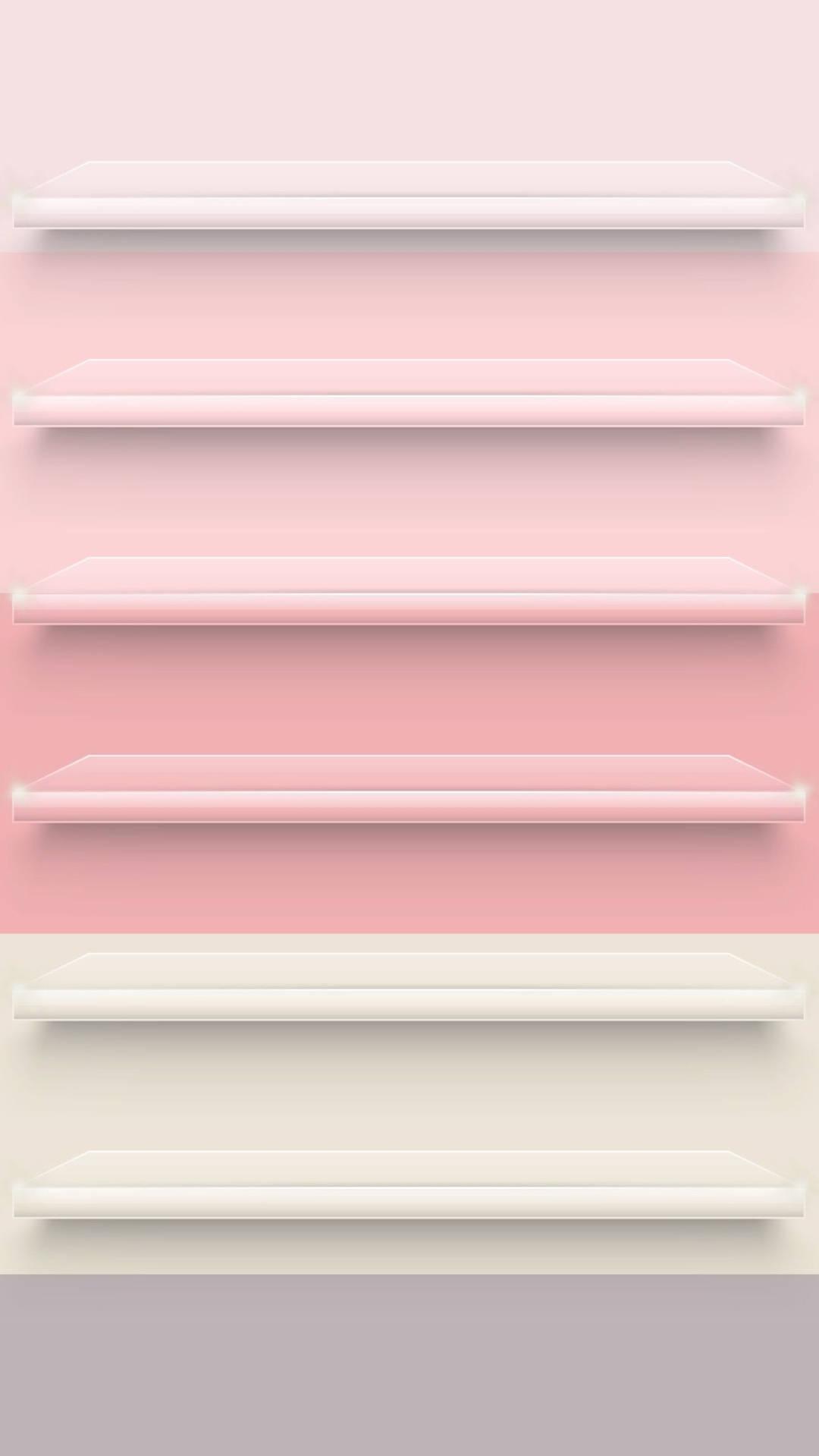 iPhone Home Screen Gradient Shelf Wallpaper