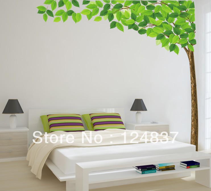 5070cm wall sticker for kids tree stickers brid poster decals for
