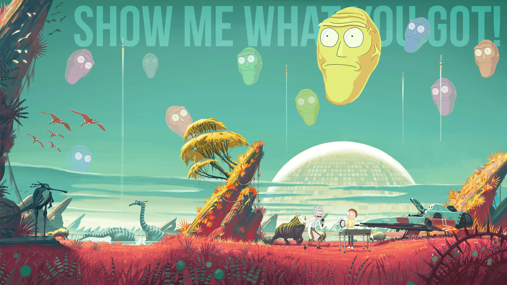 Rick And Morty Laptop Wallpaper