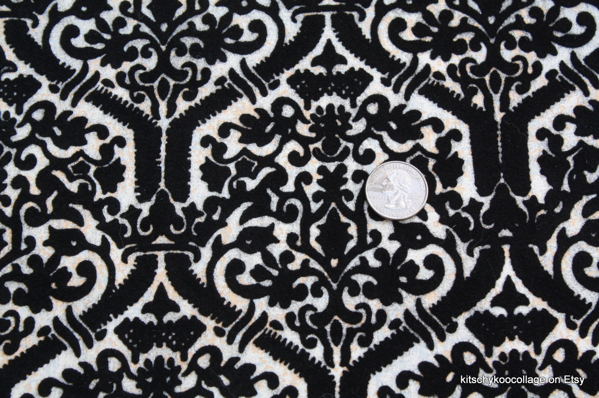 Free download 1970s Black Flocked Vintage Wallpaper by RetroWallpaper