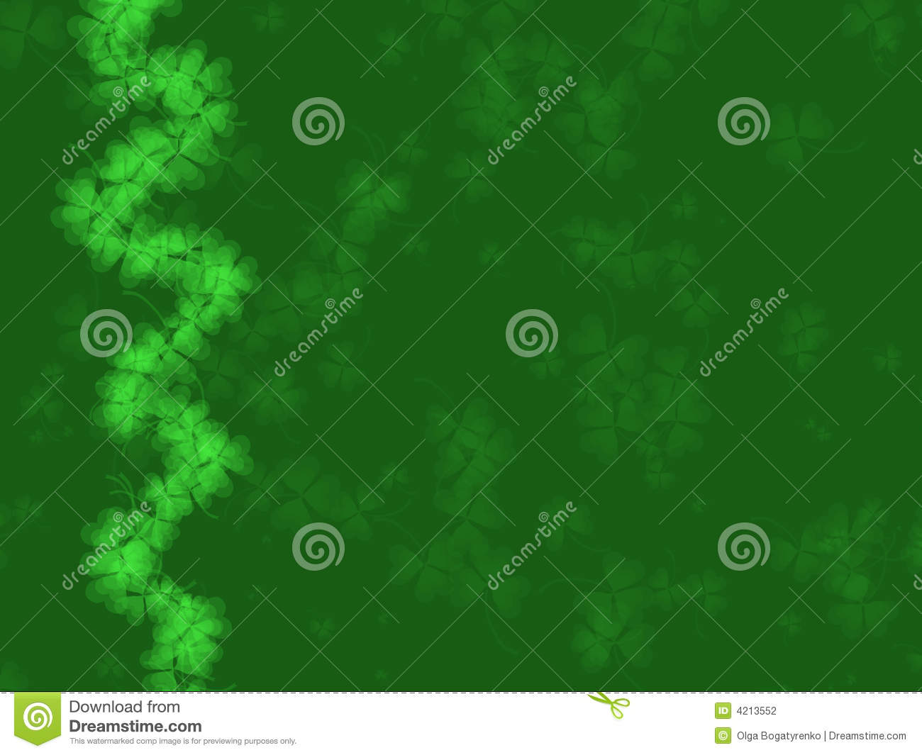 Vector Illustration Of St Patrick S Day Background With Gold Coins