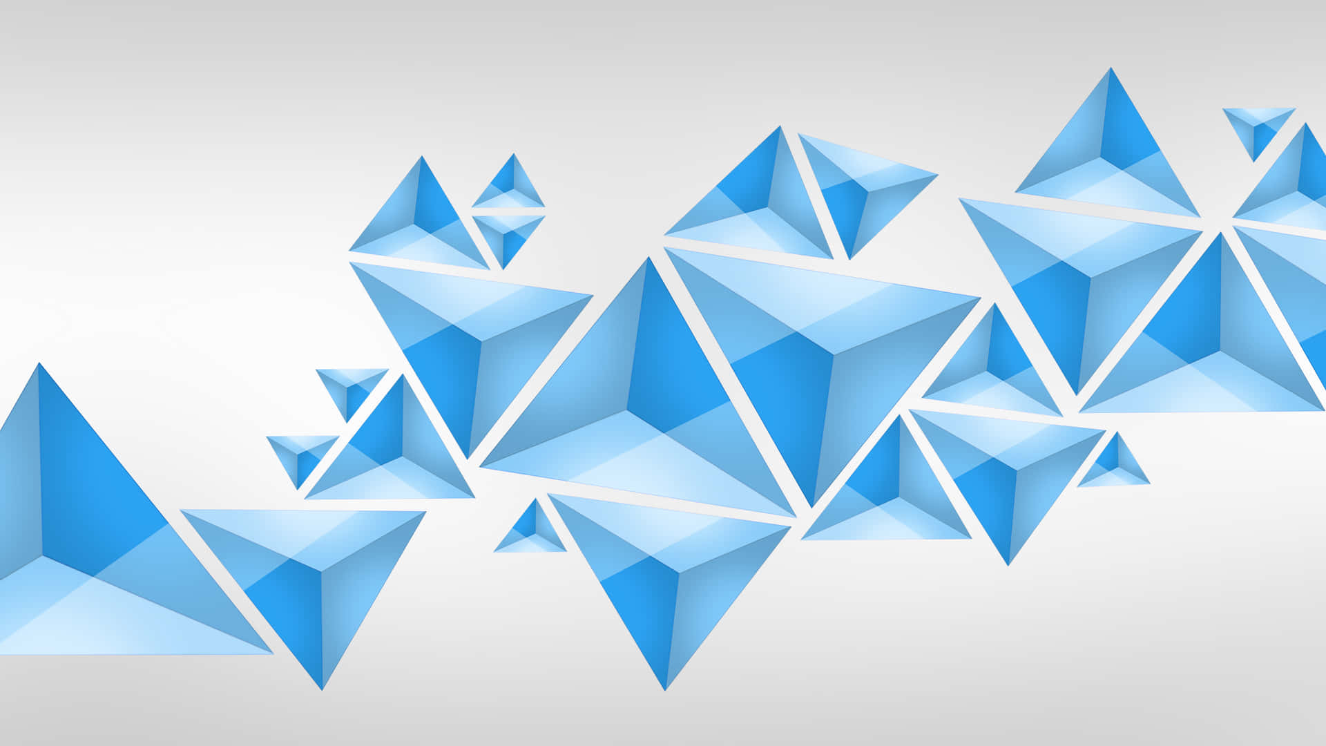 Blue Geometric Wallpaper