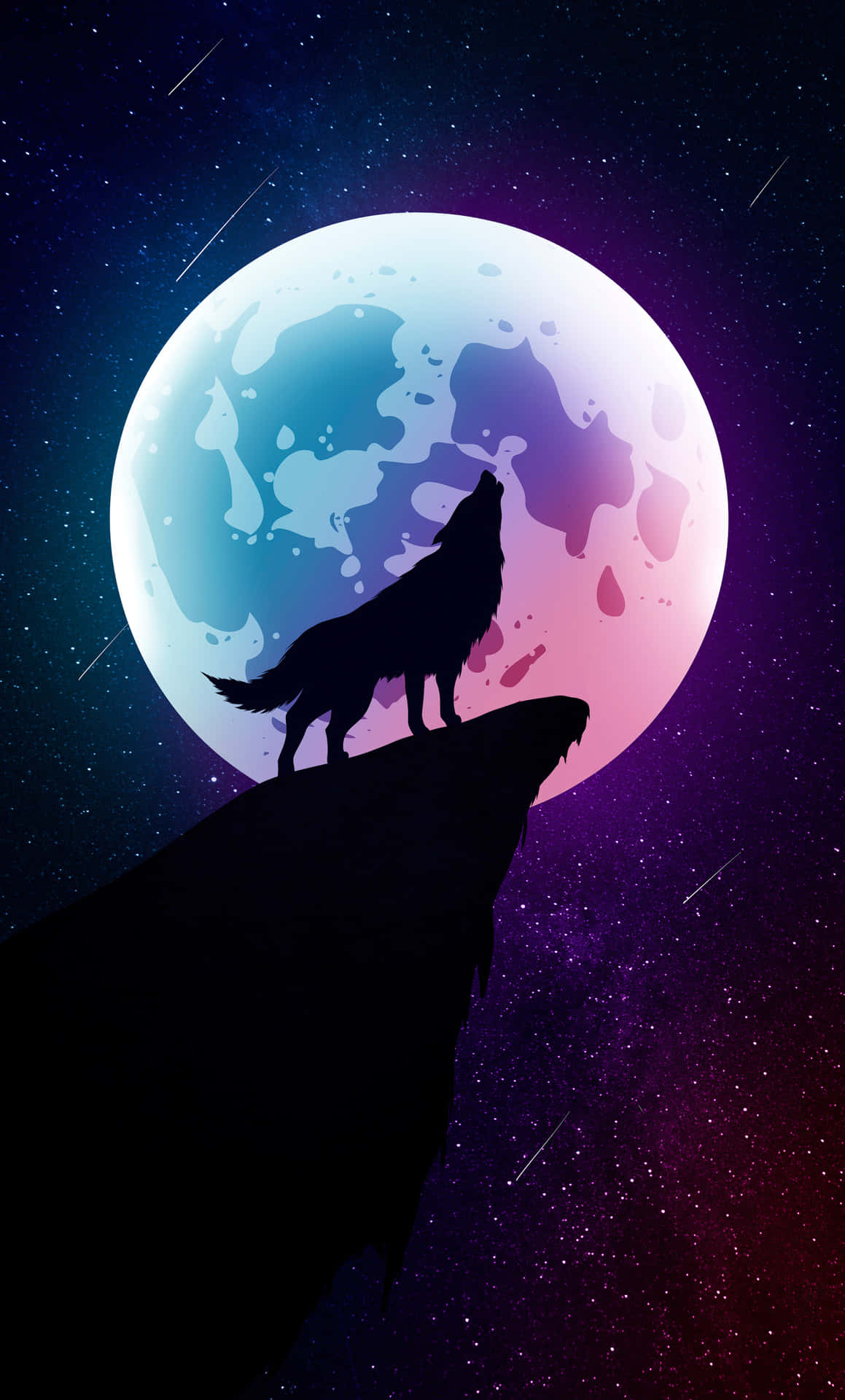 Wallpaper Galaxy Moon In Full HD Quality