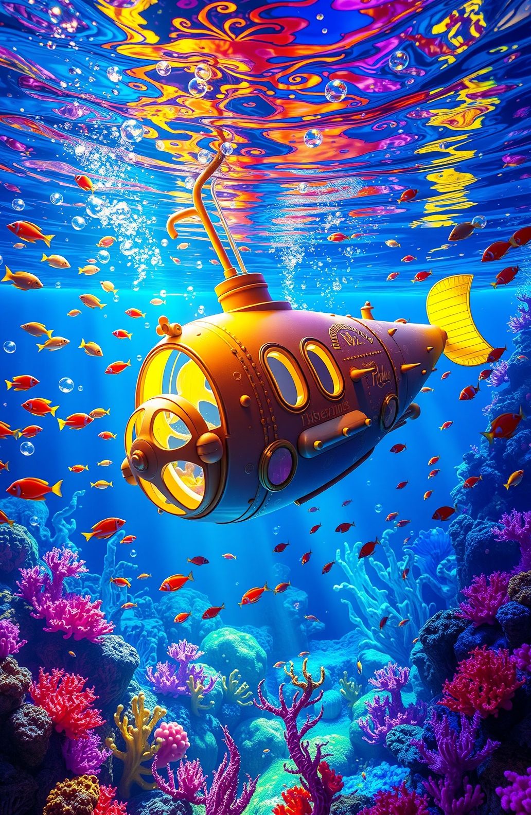 Disney Nautilus Submarine Wallpaper