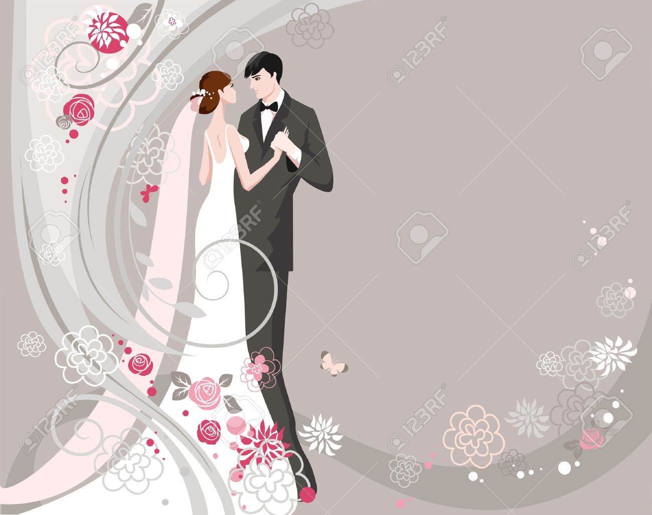 Abstract Wedding Ceremony Royalty Free SVG Cliparts Vectors And