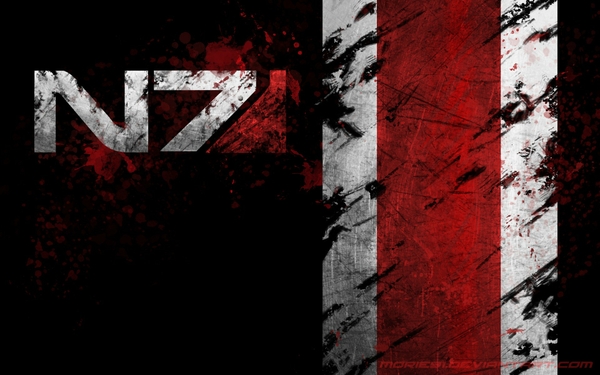 N7 Background Logos Wallpaper Video Games