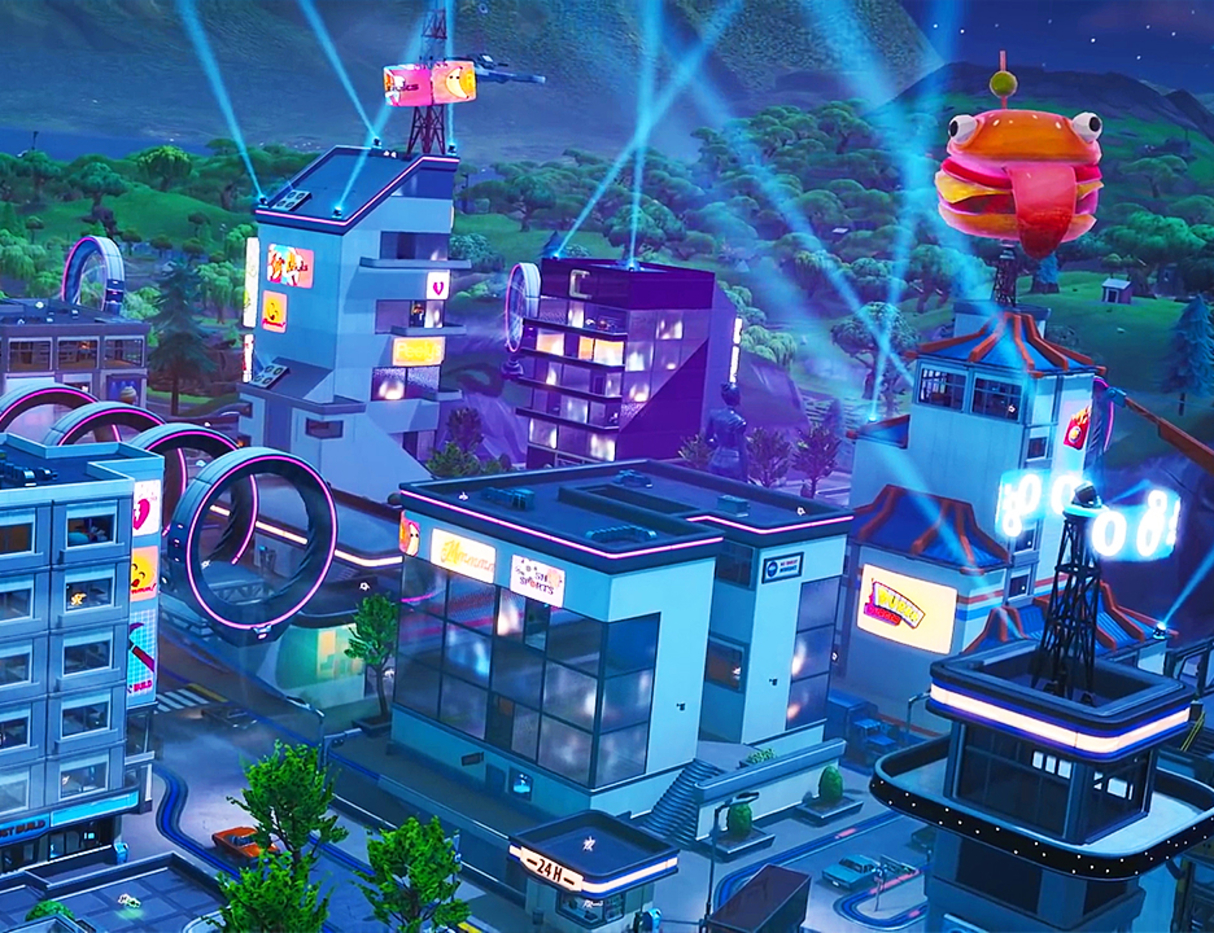Fortnite New Tilted Towers Building No Virus