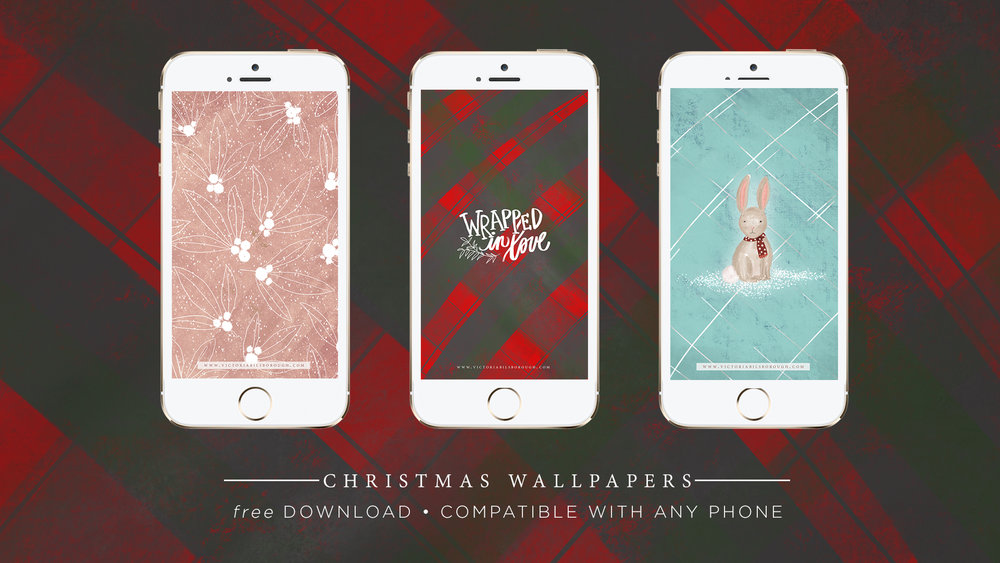 Christmas Wallpaper Phone Desktop Victoria Bilsborough