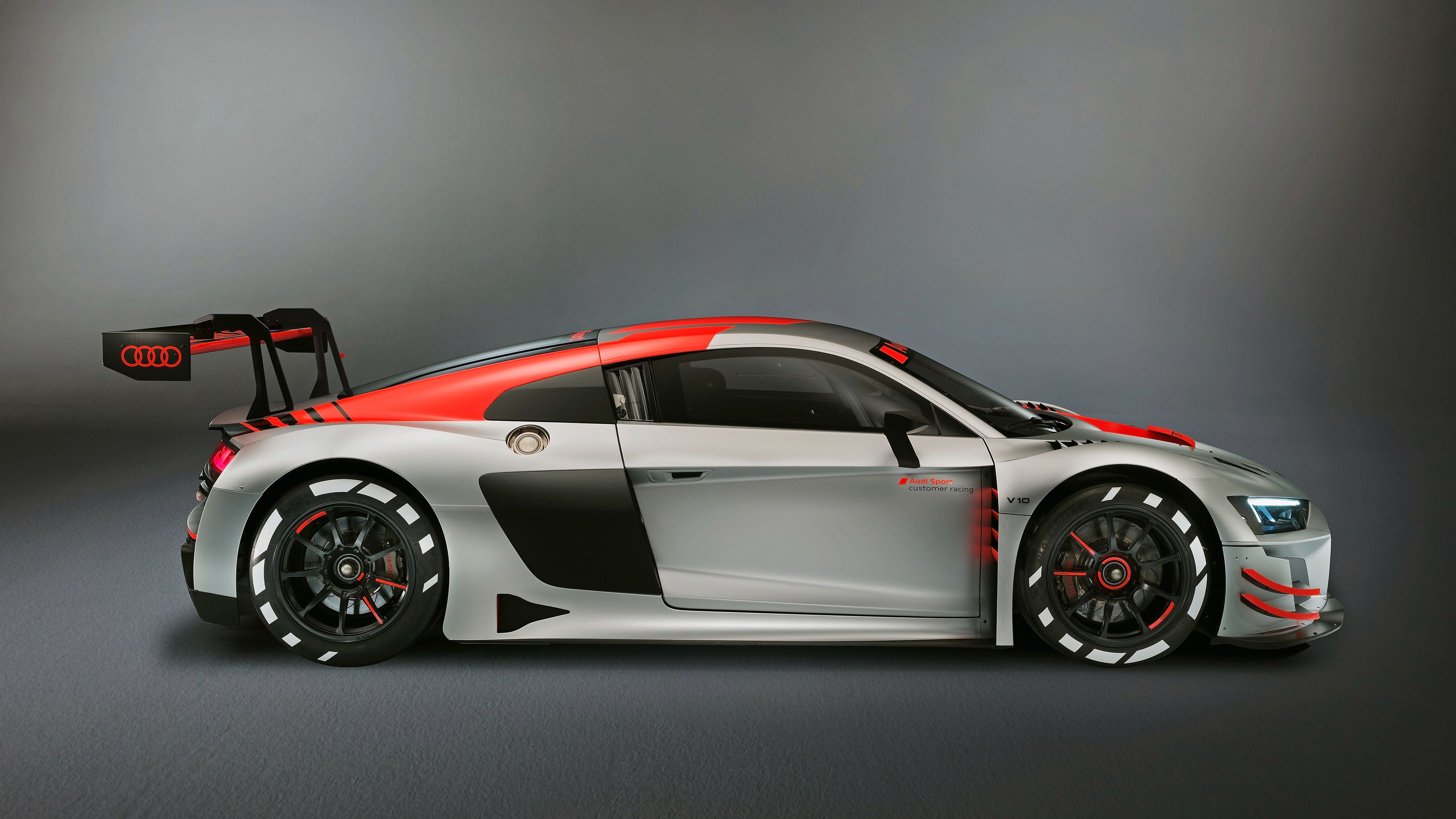 2019 Audi R8 LMS Side View 4k hd wallpapers cars wallpapers audi 3840x2160