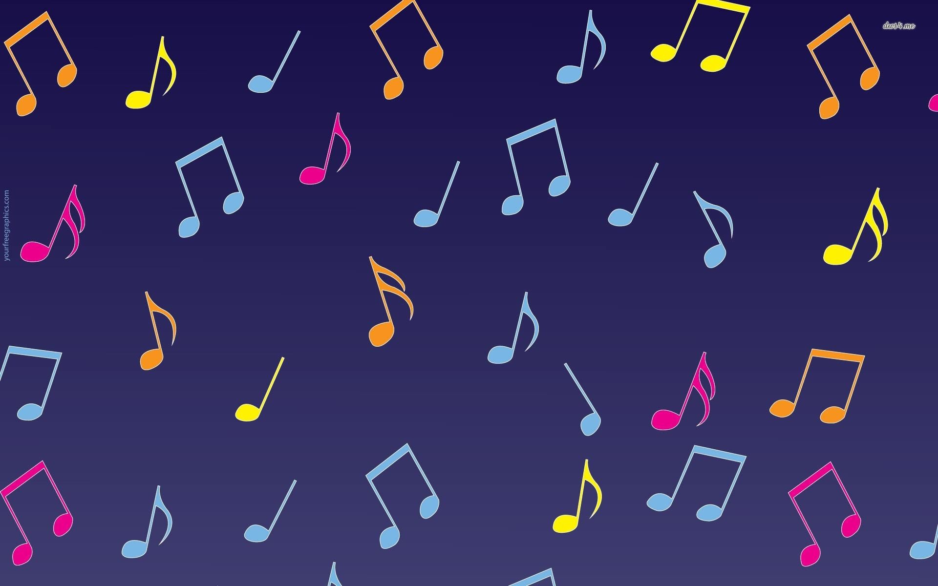 Musical Notes Wallpaper Full HD Search