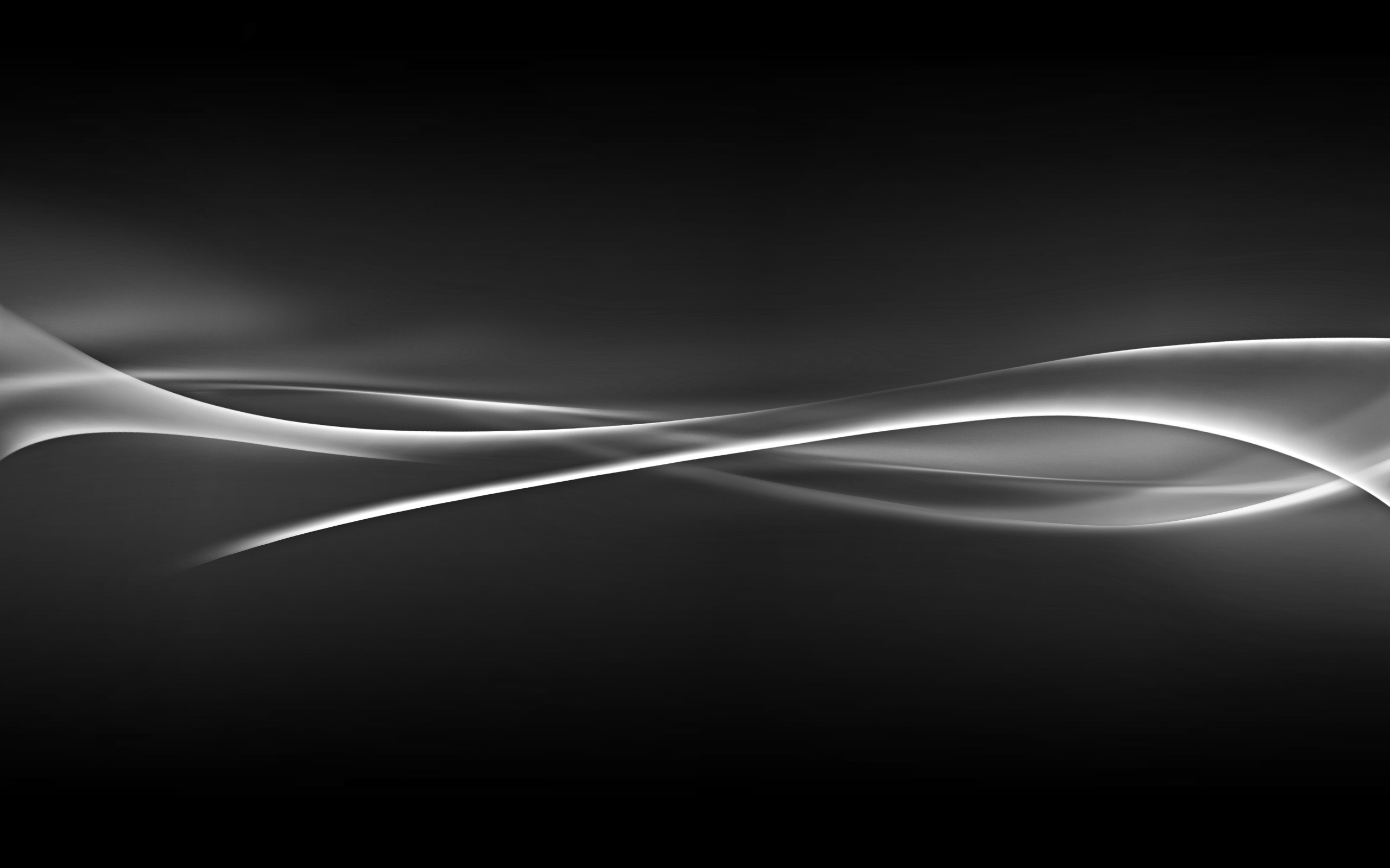 Black and white abstract swirls hd wallpaper background HD 2560x1600
