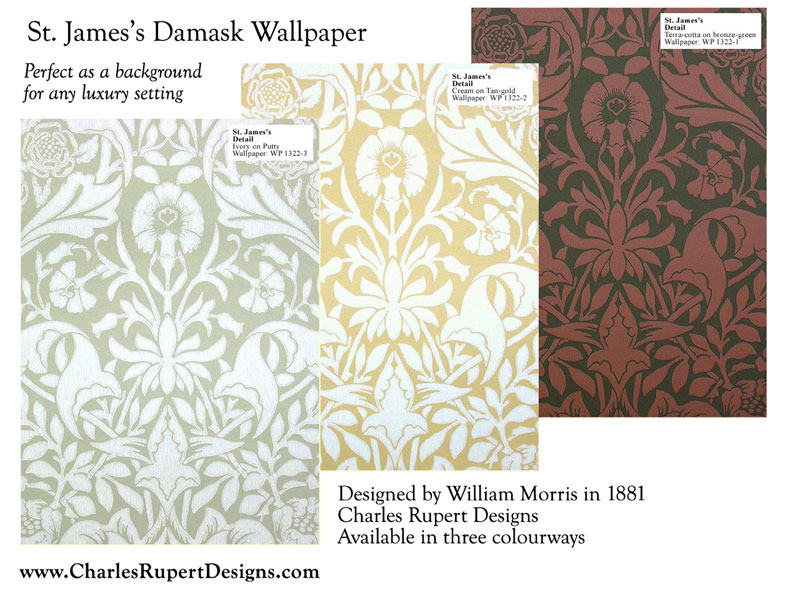 Charles Rupert Designs Historic Wallpaper