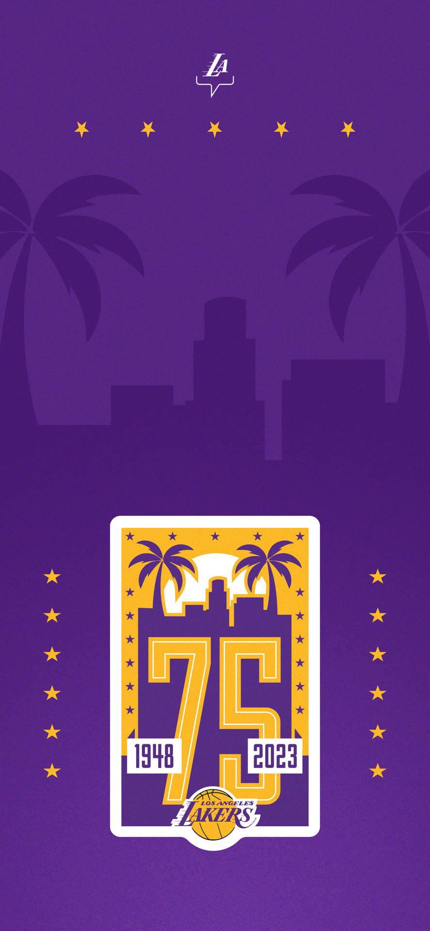 Los Angeles Lakers Years Mobile Wallpaper